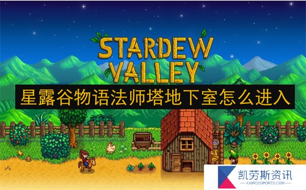 星露谷物语法师塔地下室怎么进入