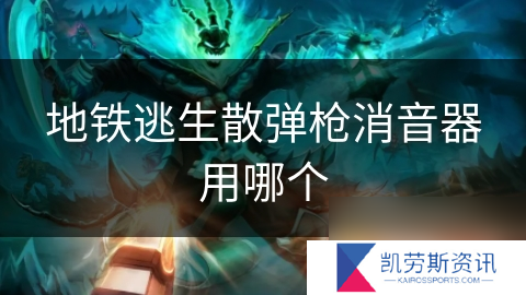 地铁逃生散弹枪消音器用哪个