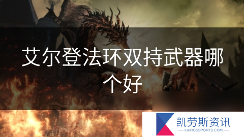 艾尔登法环双持武器哪个好