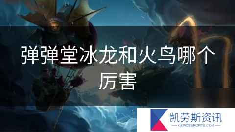 弹弹堂冰龙和火鸟哪个厉害