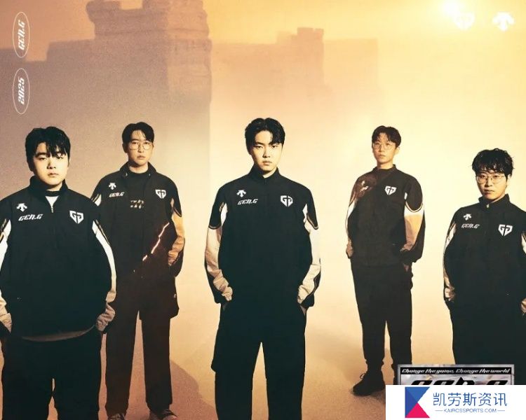 GEN公布2025赛季队服：黑色主色调，双臂以白黄双色点缀