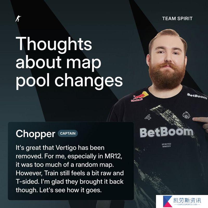 chopper谈Train：还有点粗糙且偏向进攻方