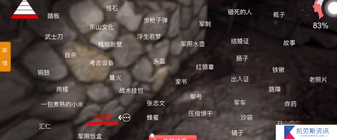 《孙美琪疑案：浮生若梦》三级线索——特殊任务
