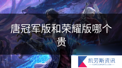 唐冠军版和荣耀版哪个贵