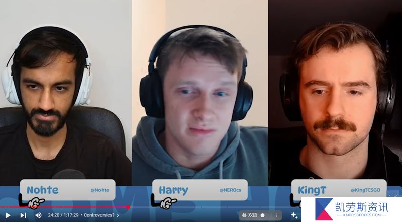 HLTV茶话会：ZywOo和m0NESY排名之争和Arena Rating